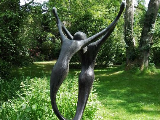 Sculpture at Pashley Manor